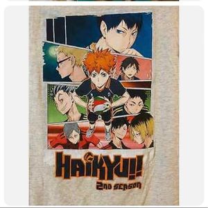 Haikyu anime season 2 tshirt, size Large
